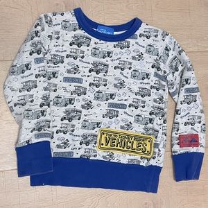 Tokyo Disney Vehicles sweater size 5